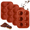 Premium Semi-Sphere Silicone Baking Mold – 6 Cavities