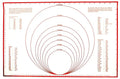 Silicone Non-Stick Baking Mat with Measurement Guide & Conversion Charts