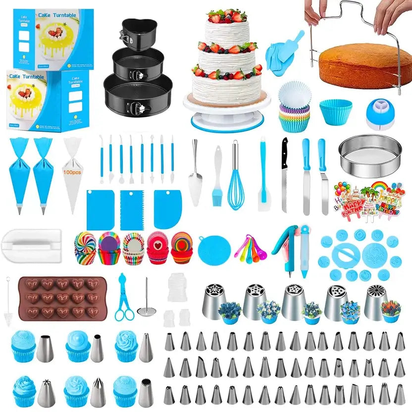 Ultimate 310-Pcs Cake Decorating Supplies Kit – Professional Baking Tools Set