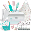 Tovla Jr. Unicorn Baking Set for Kids – Complete Children's Decorating & Cooking Kit with Carrying Case